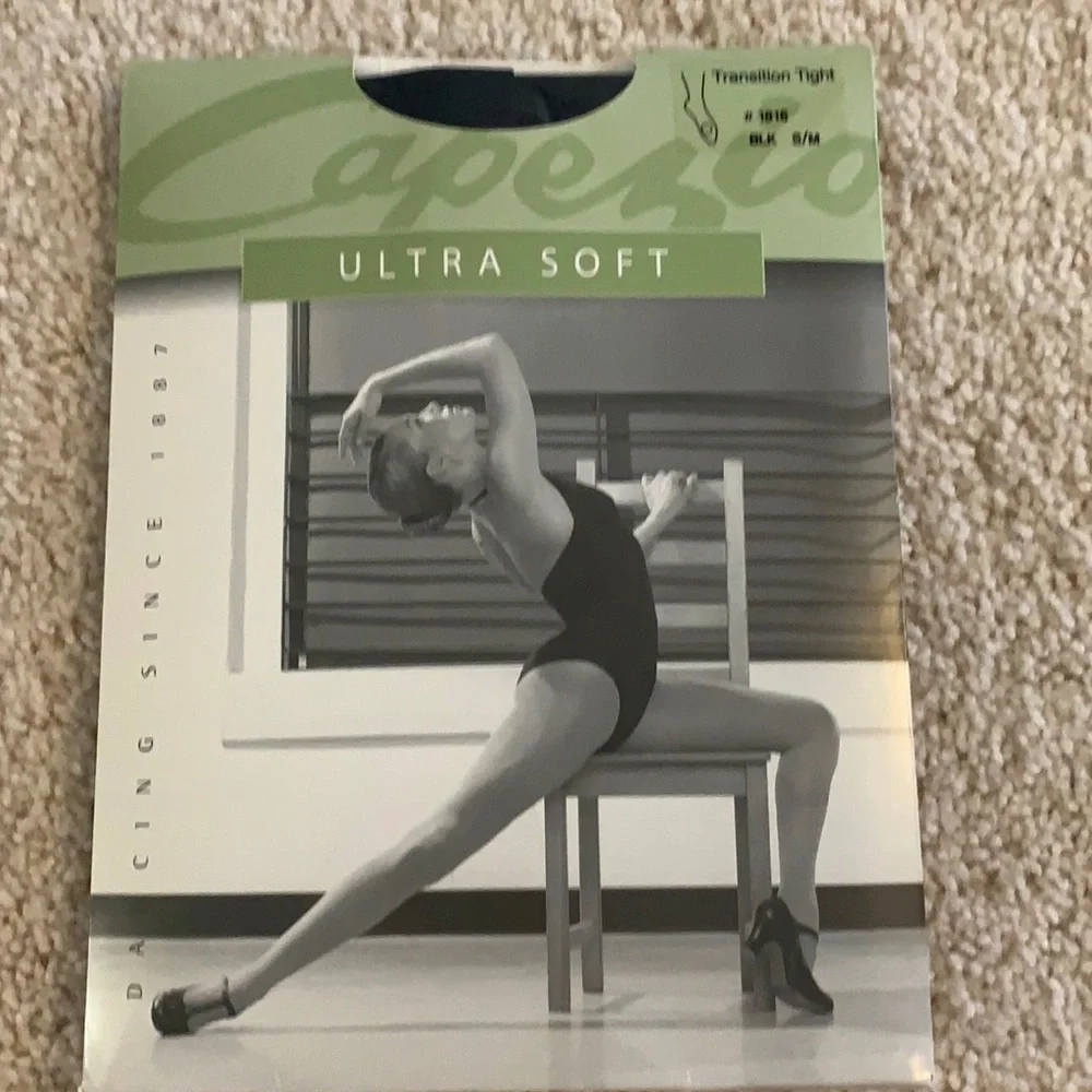 Capezio Transition Tights NWT (Black)